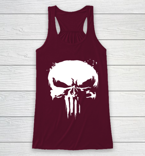 The Punisher Jon Bernthal Frank Castle Punisher Black Essential Racerback Tank 2