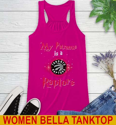 NBA Basketball Harry Potter My Patronus Is A Toronto Raptors Racerback Tank 6