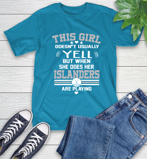 New York Islanders NHL Hockey I Yell When My Team Is Playing T-Shirt 9
