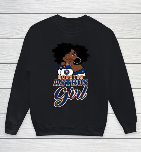 Houston Astross Girl MLB Youth Sweatshirt