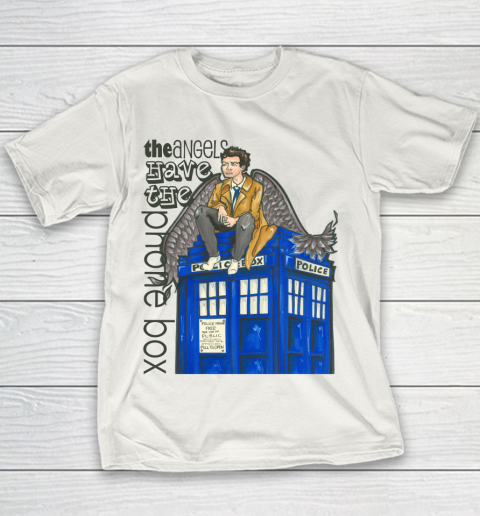 Doctor Who Shirt The Angels Have the Phone Box Youth T-Shirt