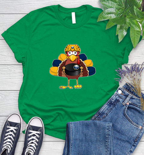 Buffalo Sabres Turkey Thanksgiving Day Women's T-Shirt 6