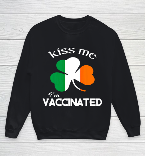 Kiss Me I m Vaccinated Youth Sweatshirt