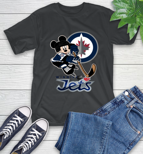 NHL Winnipeg Jets Mickey Mouse Disney Hockey T Shirt T-Shirt 2