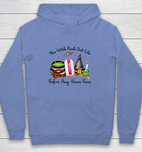 Hocus Pocus Halloween  This Witch Need Diet Coke Youth Hoodie 7