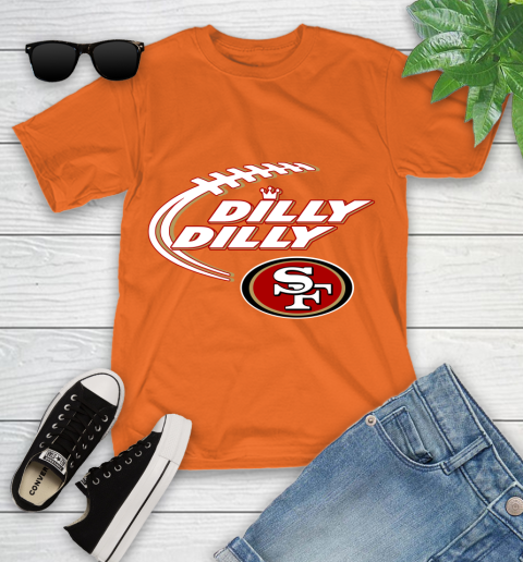 NFL San Francisco 49ers Dilly Dilly Football Sports Youth T-Shirt 7