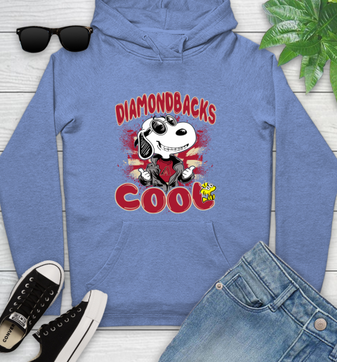 MLB Baseball Arizona Diamondbacks Cool Snoopy Shirt Youth Hoodie 11