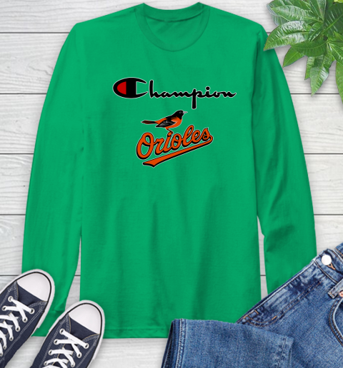 MLB Baseball Baltimore Orioles Champion Shirt Long Sleeve T-Shirt 5