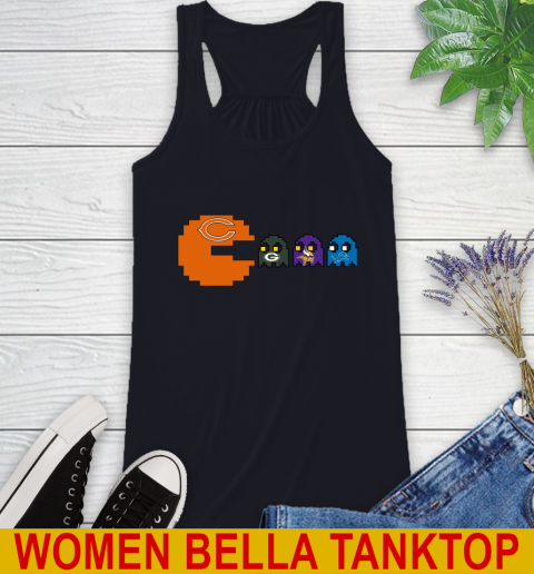 Chicago Bears NFL Football Pac Man Champion Racerback Tank 10