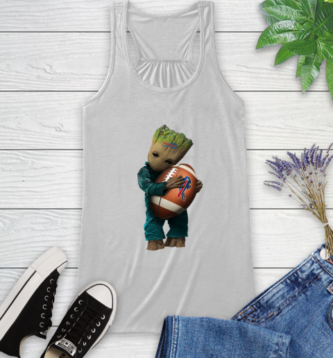NFL Groot Guardians Of The Galaxy Football Sports Buffalo Bills Racerback Tank