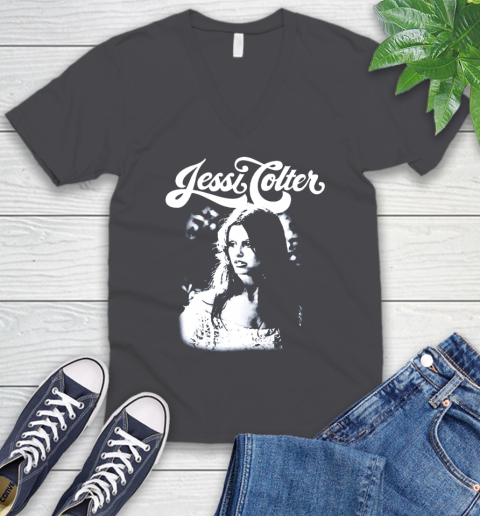 Jessi Colter V-Neck T-Shirt 4