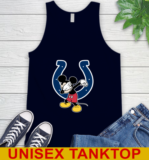 Indianapolis Colts NFL Football Dabbing Mickey Disney Sports Tank Top 3