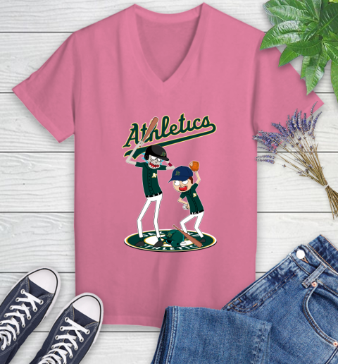 MLB Oakland Athletics Rick And Morty Baseball 89