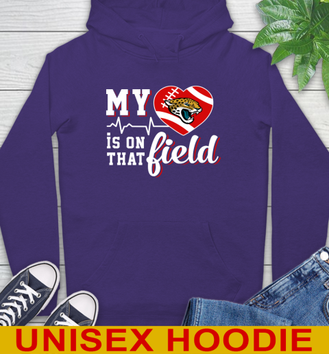NFL My Heart Is On That Field Football Sports Jacksonville Jaguars Hoodie 5