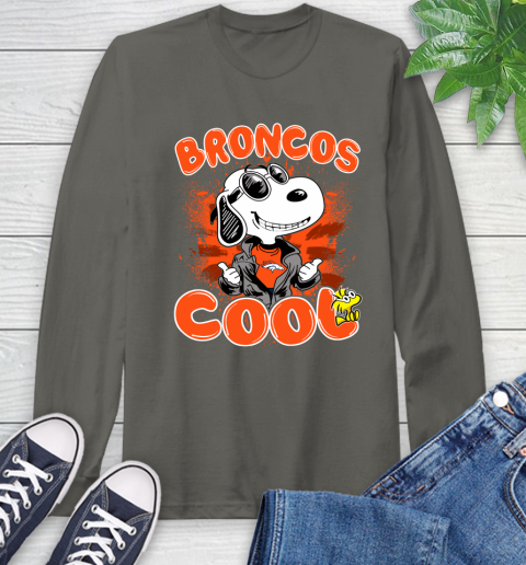 NFL Football Denver Broncos Cool Snoopy Shirt Long Sleeve T-Shirt 10