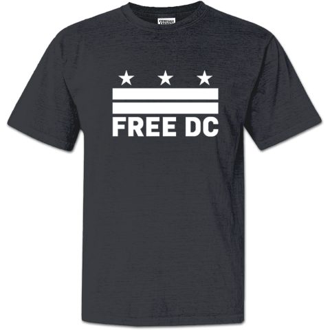 Free DC Washington DC Premium (1) Dyed Heavyweight T-Shirt