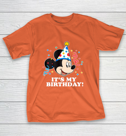 Disney Mickey Mouse Its My Birthday T-Shirt 4