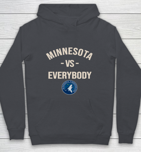 Minnesota Timberwolves Vs Everybody Youth Hoodie 5