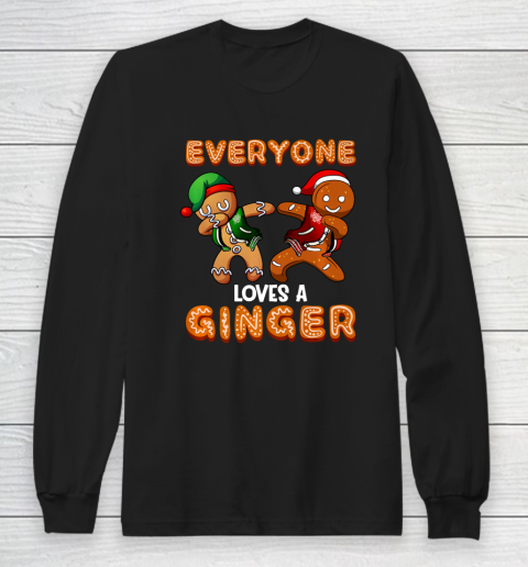 Everyone Loves A Ginger Dab Christmas Long Sleeve T-Shirt