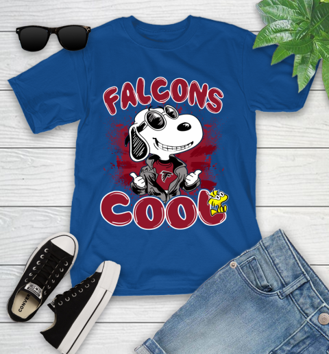 NFL Football Atlanta Falcons Cool Snoopy Shirt Youth T-Shirt 10