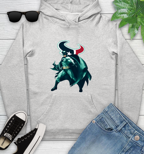 NFL Batman Football Sports Houston Texans Youth Hoodie
