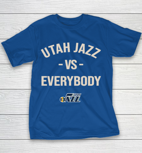 Utah Jazz Vs Everybody Youth T-Shirt - Image 7