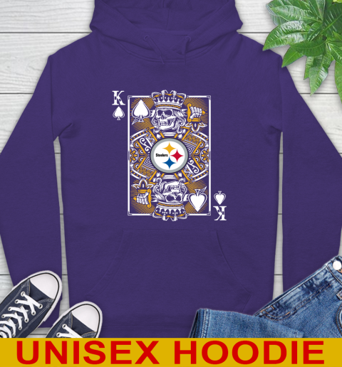 Pittsburgh Steelers NFL Football The King Of Spades Death Cards Shirt Hoodie 5