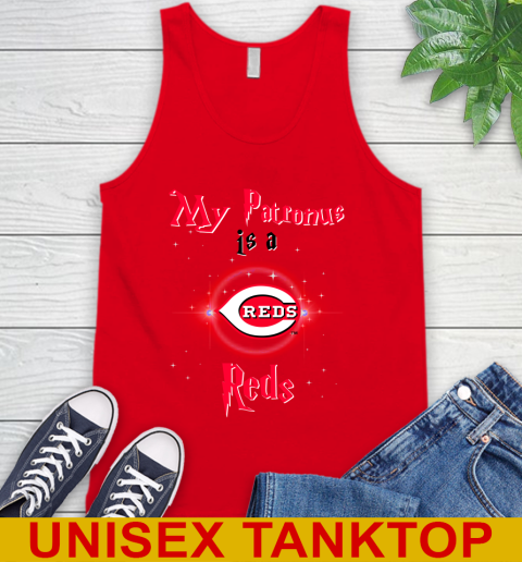 MLB Baseball Harry Potter My Patronus Is A Cincinnati Reds Tank Top 5