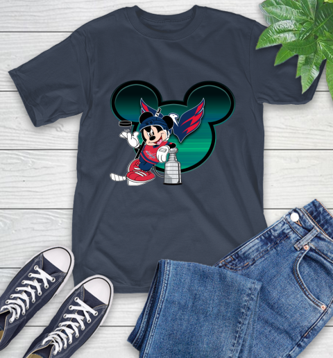 NHL Washington Capitals Stanley Cup Mickey Mouse Disney Hockey T Shirt T-Shirt 4