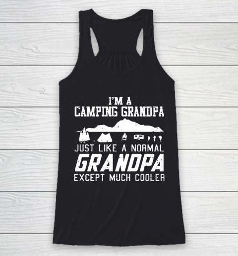 Grandpa Funny Gift Apparel  Camping Grandpa 2 Racerback Tank
