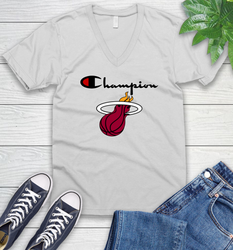 NBA Basketball Miami Heat Champion Shirt V-Neck T-Shirt