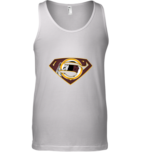 We Are Undefeatable The Washington Redskins x Superman NFL Shirts Tank Top