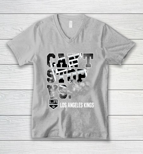 NHL Los Angeles Kings Hockey Can't Stop Vs V-Neck T-Shirt 3