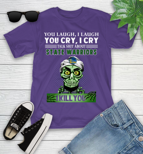 NBA Talk Shit About Golden State Warriors I Kill You Achmed The Dead Terrorist Jeffrey Dunham Basketball Youth T-Shirt 3