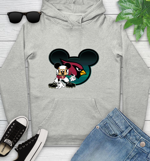 NFL Arizona Cardinals Mickey Mouse Disney Football T Shirt Youth Hoodie