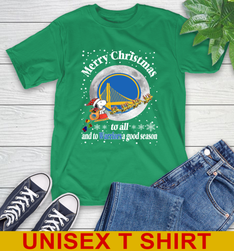 Golden State Warriors Merry Christmas To All And To Warriors A Good Season NBA Basketball Sports T-Shirt 7