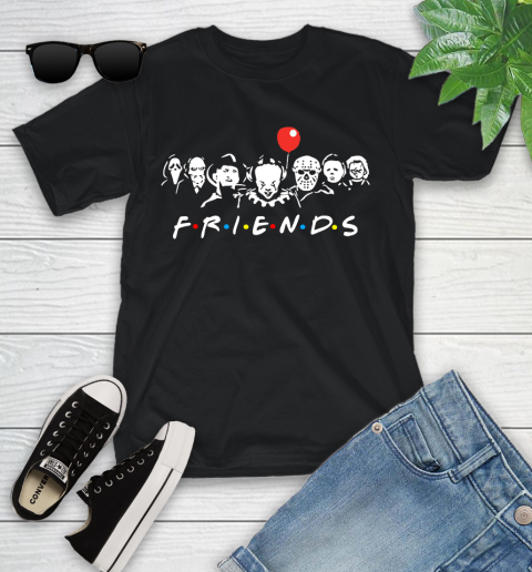 Horror Movie Character Friends Halloween Youth T-Shirt