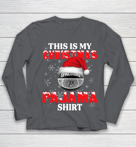 San Antonio Spurs This Is My Christmas Pajama Shirt NBA Youth Long Sleeve 6