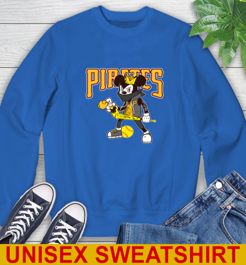 Pittsburgh Pirates MLB Baseball Mickey Peace Sign Sports Sweatshirt 9