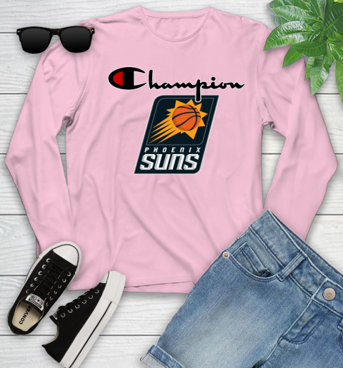 NBA Basketball Phoenix Suns Champion Shirt Youth Long Sleeve 8