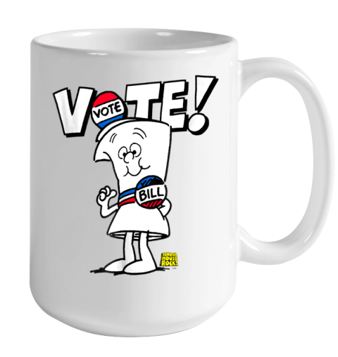 Schoolhouse Rock Vote with Bill Color Changing Mug 15oz 2