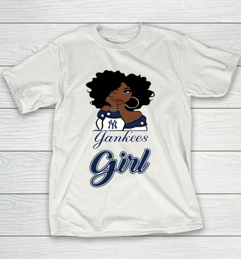 New York Yankeess Girl MLB Youth T-Shirt 3