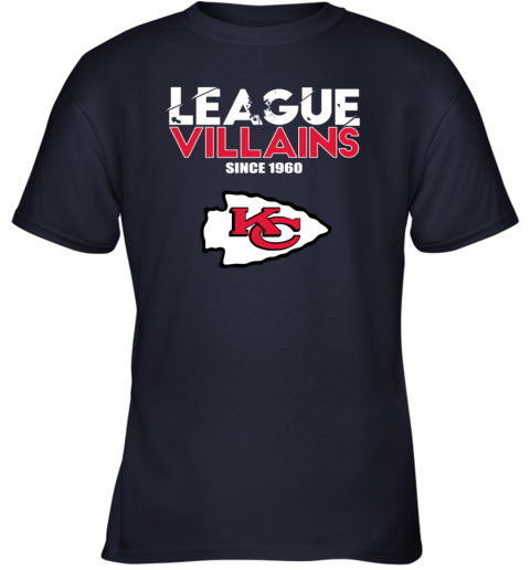 NFL League Villains Since 1960 Kansas City Chiefs T-Shirt - Rookbrand