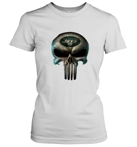 New York Jets The Punisher Mashup Football Women's T-Shirt