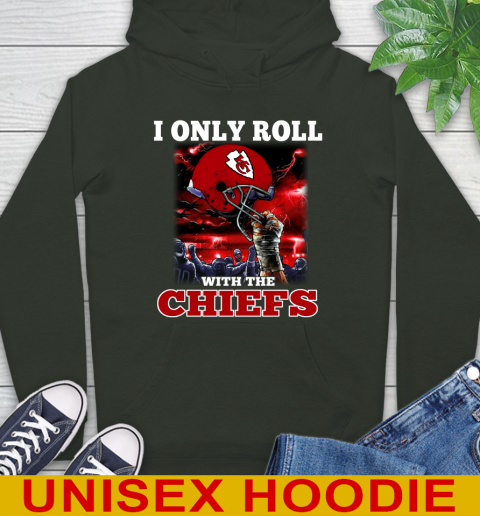 Kansas City Chiefs NFL Football I Only Roll With My Team Sports Hoodie 12