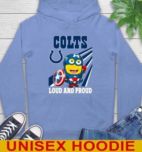 NFL Football Indianapolis Colts Captain America Marvel Avengers Minion Shirt Hoodie 11