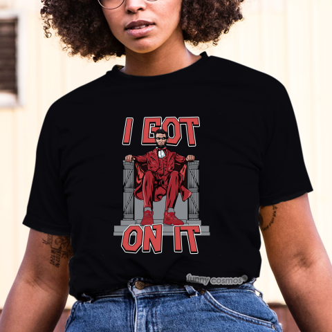 Air Jordan 5 Red Suede Matching Sneaker Shirt Lincoln I Got On It Red Sneaker Shirt