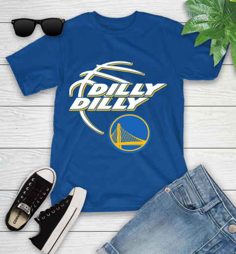 NBA Golden State Warriors Dilly Dilly Basketball Sports Youth T-Shirt 9