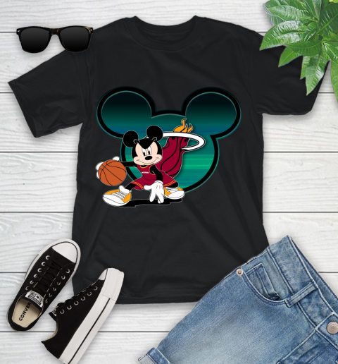 NBA Miami Heat Mickey Mouse Disney Basketball Youth T-Shirt 2