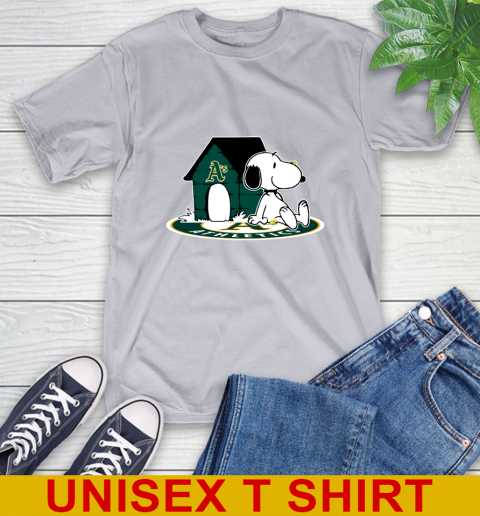 MLB Baseball Oakland Athletics Snoopy The Peanuts Movie Shirt T-Shirt 6